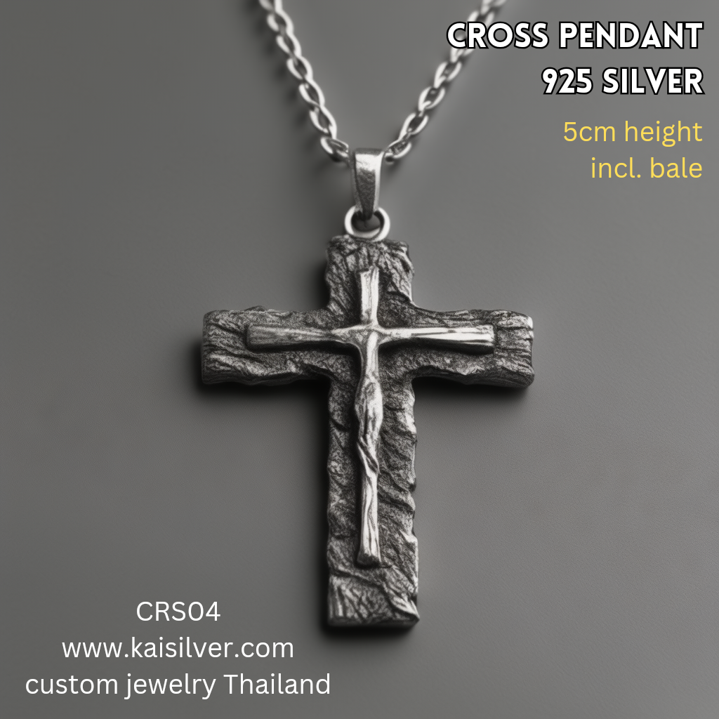 silver cross pendant kaisilver