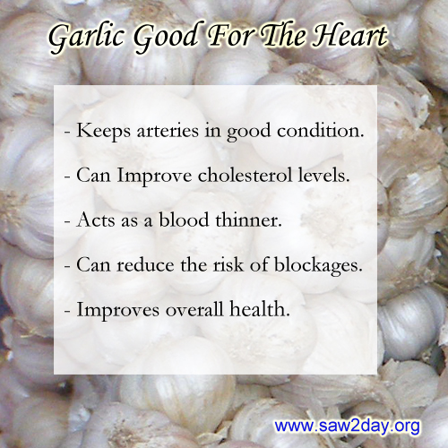 garlic heart health benefits