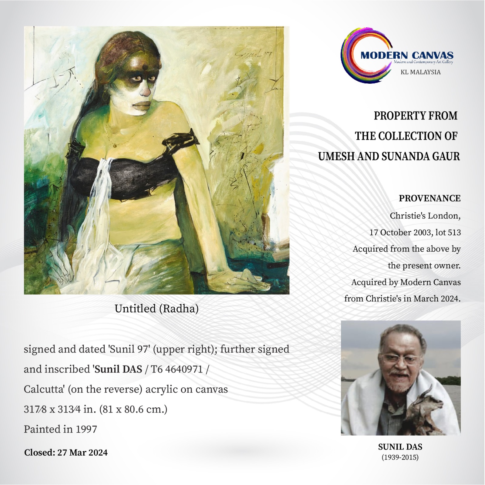 sunil das artist modern art