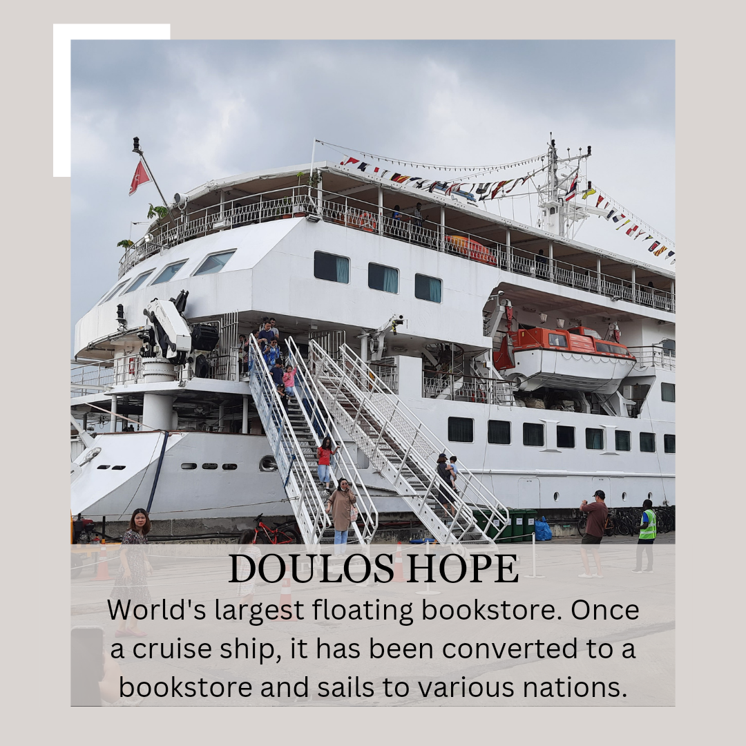 floating bookstore ship doulos hope
