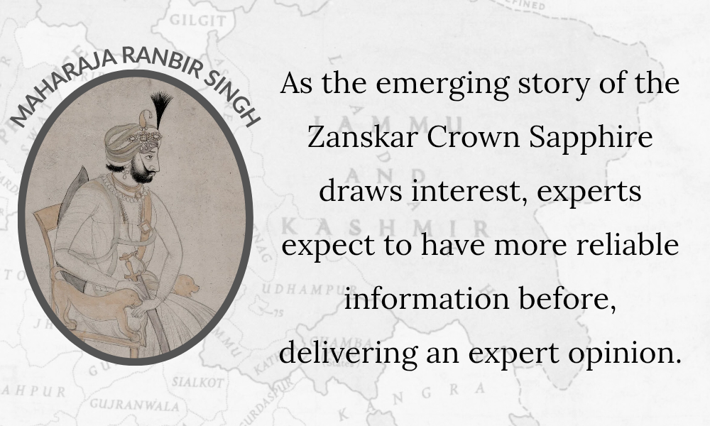 zanskar crown sapphire kashmir