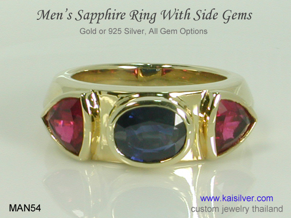 gemstone ring for man