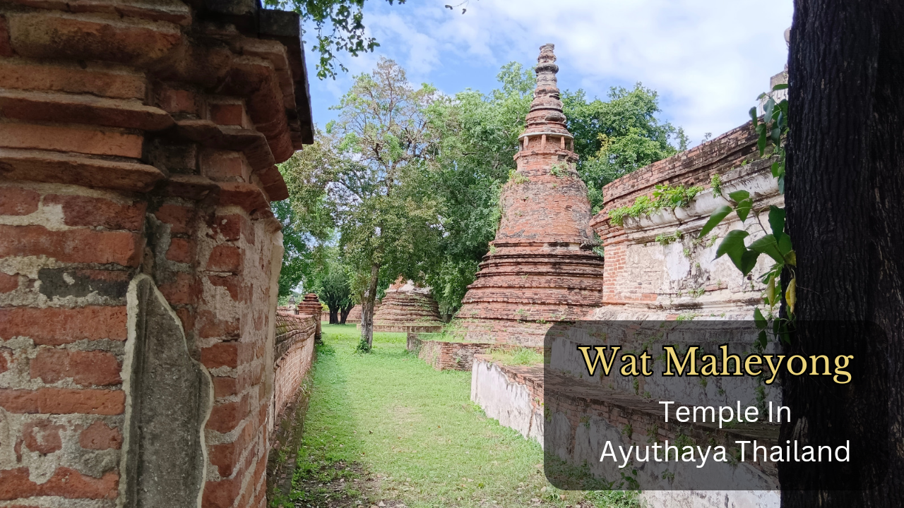 temple ruins ayuthaya thailaland 