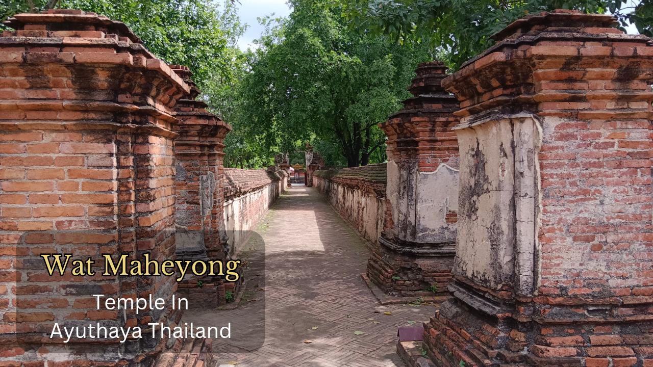 wat mahe yong temple in ayuthaya thailand